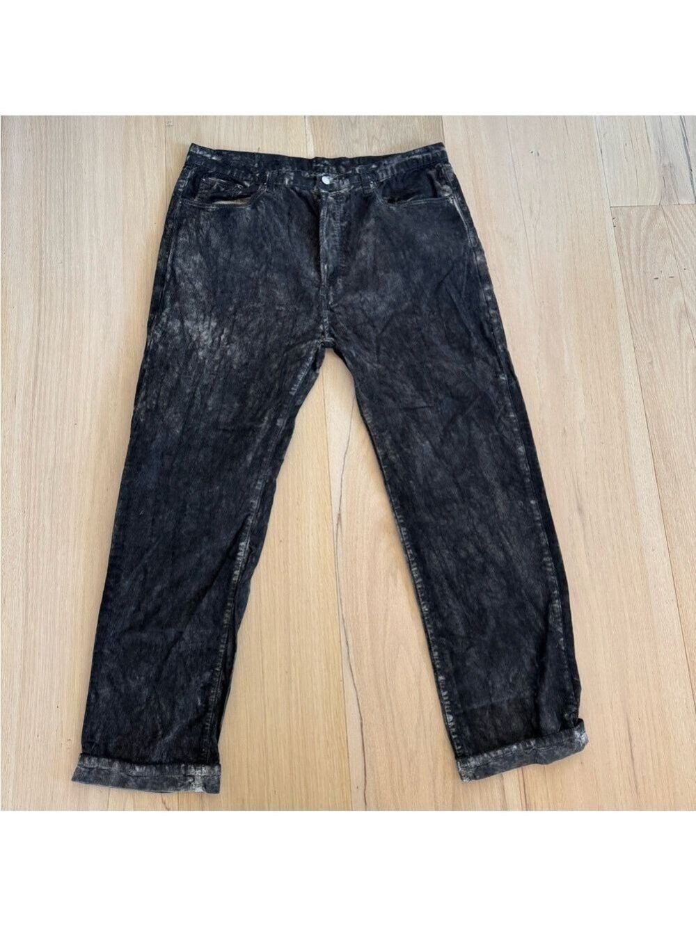 MNML Gray Wash Relaxed Straight Leg Jeans Size 38